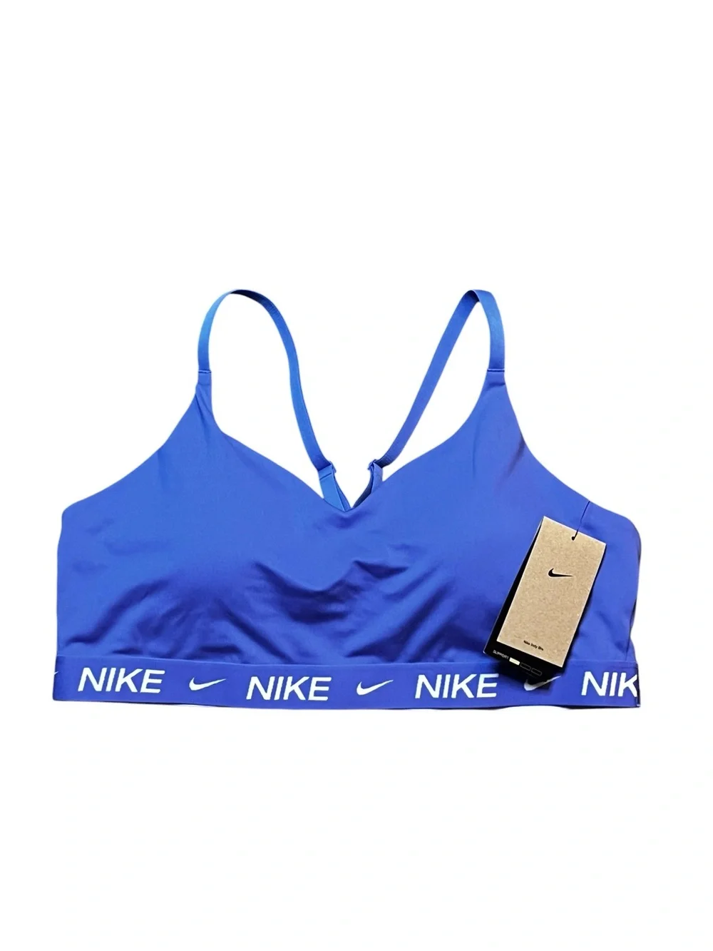 Nike Indy Women’s XXL Light Support Padded Adjustable Sports Bra in Sapphire